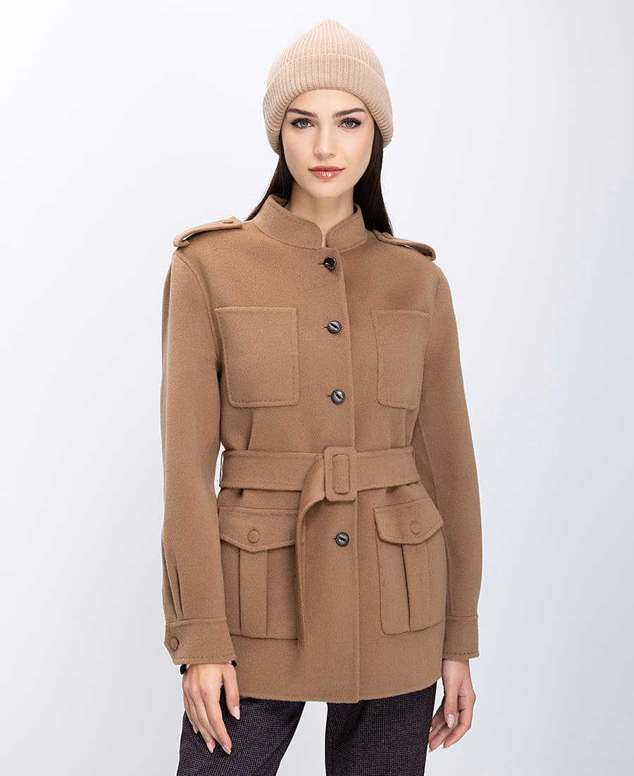 Γυναικεία παλτό Maliparmi Μπεζ