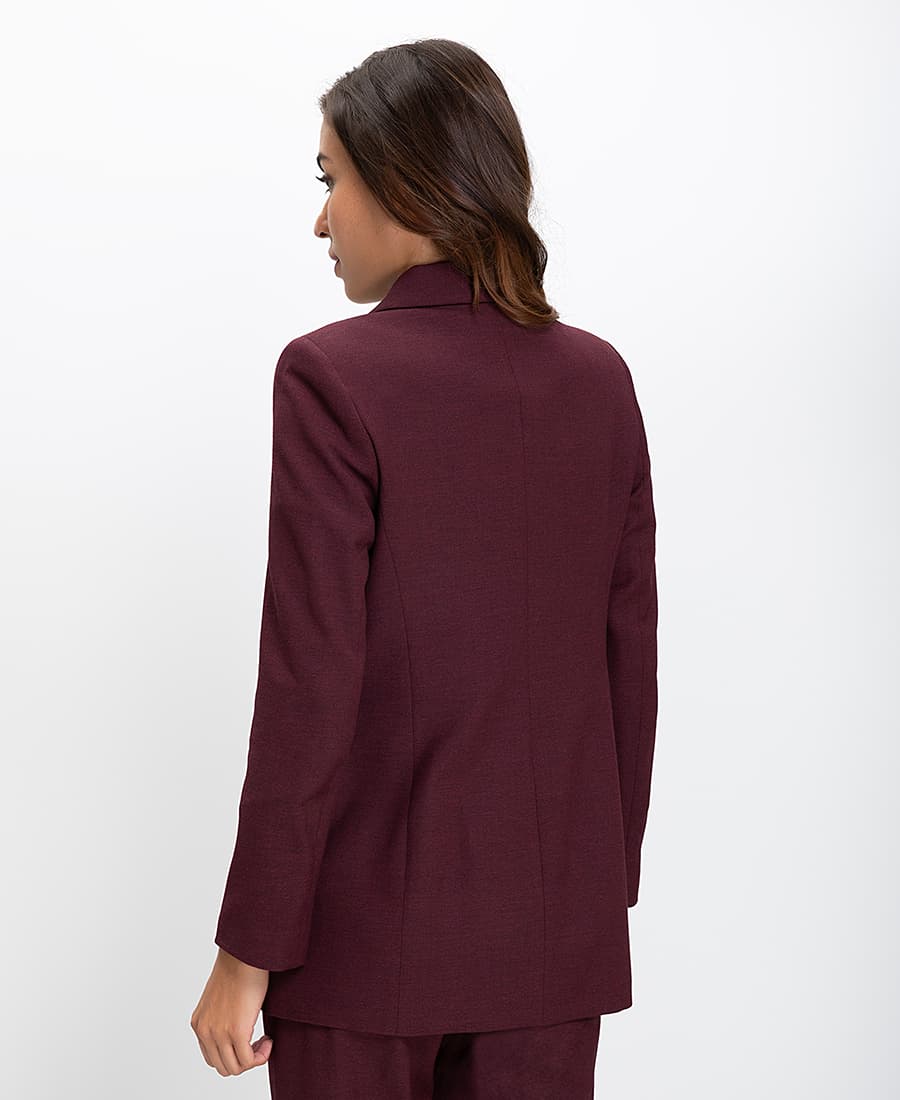 Women's Blazers Diana D Bordeaux
