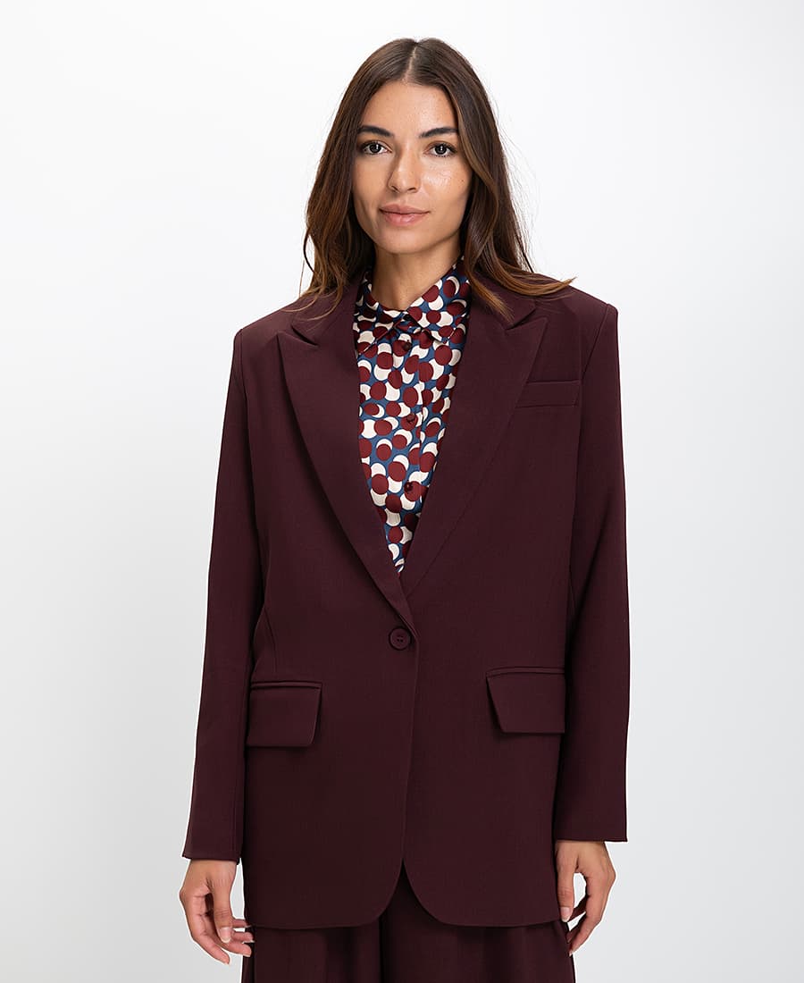 Women's Blazers Anonyme Bordeaux