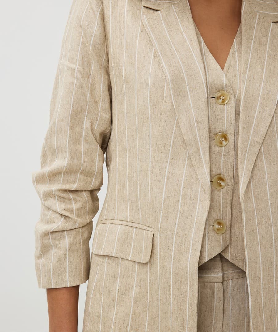 Women's Blazers EsQualo Beige