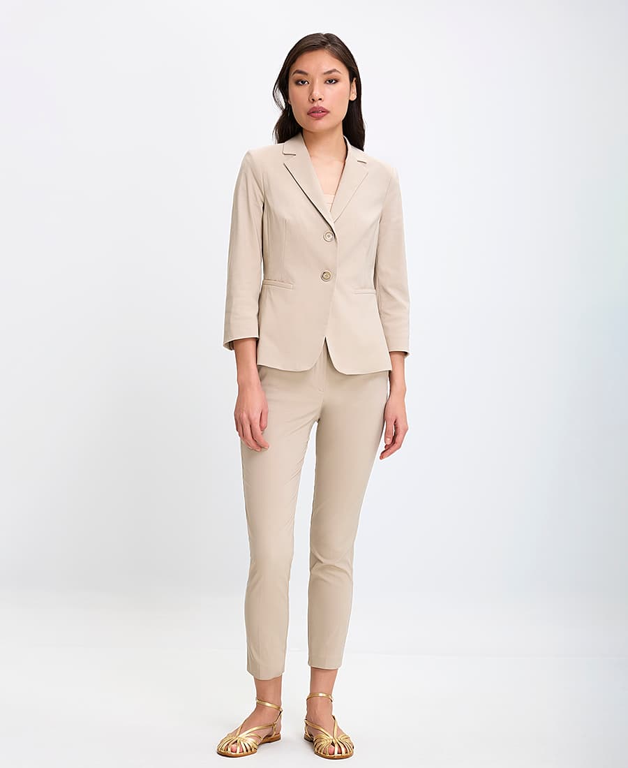 Γυναικεία σακάκια Laura Donini Μπεζ