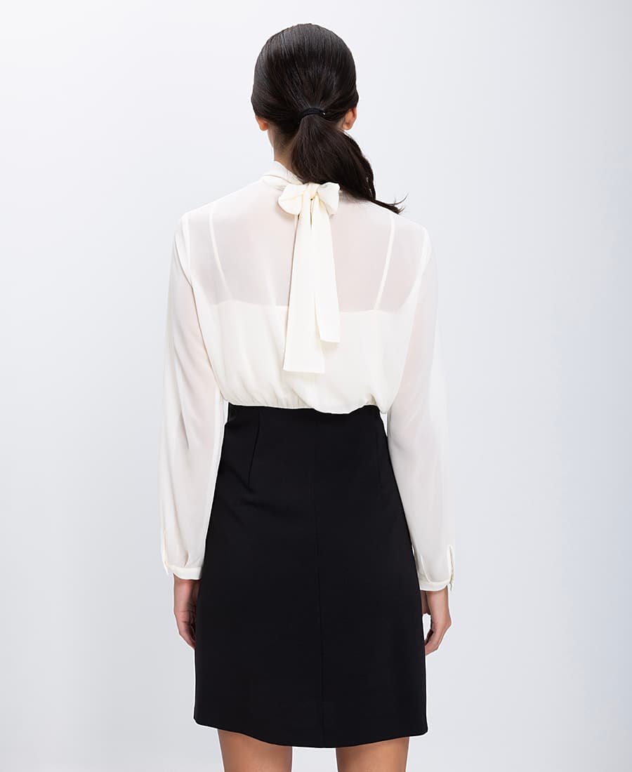 Women's Mini Dresses Penny Black Ecru