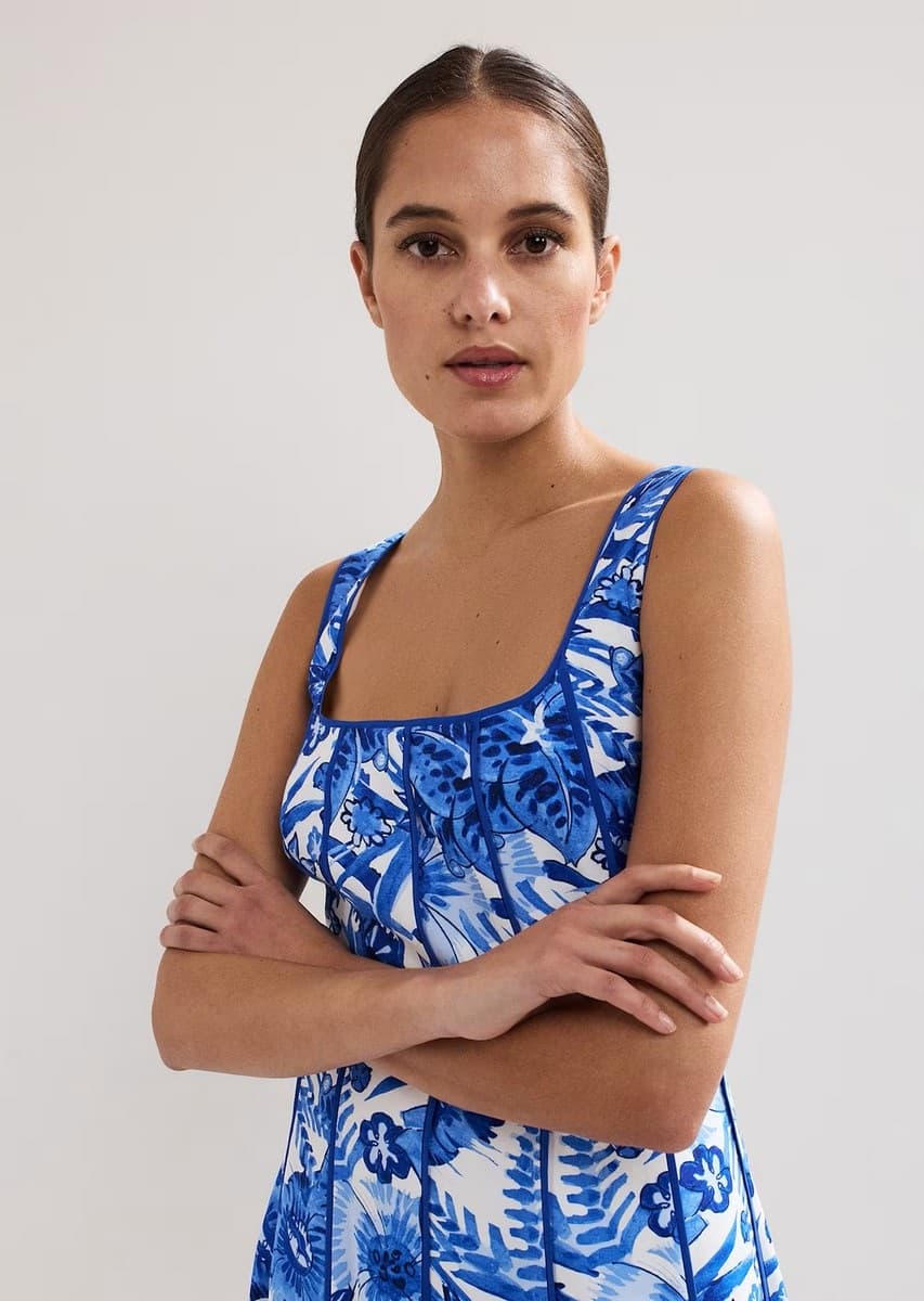 Women's Midi Dresses Phase Eight Blue