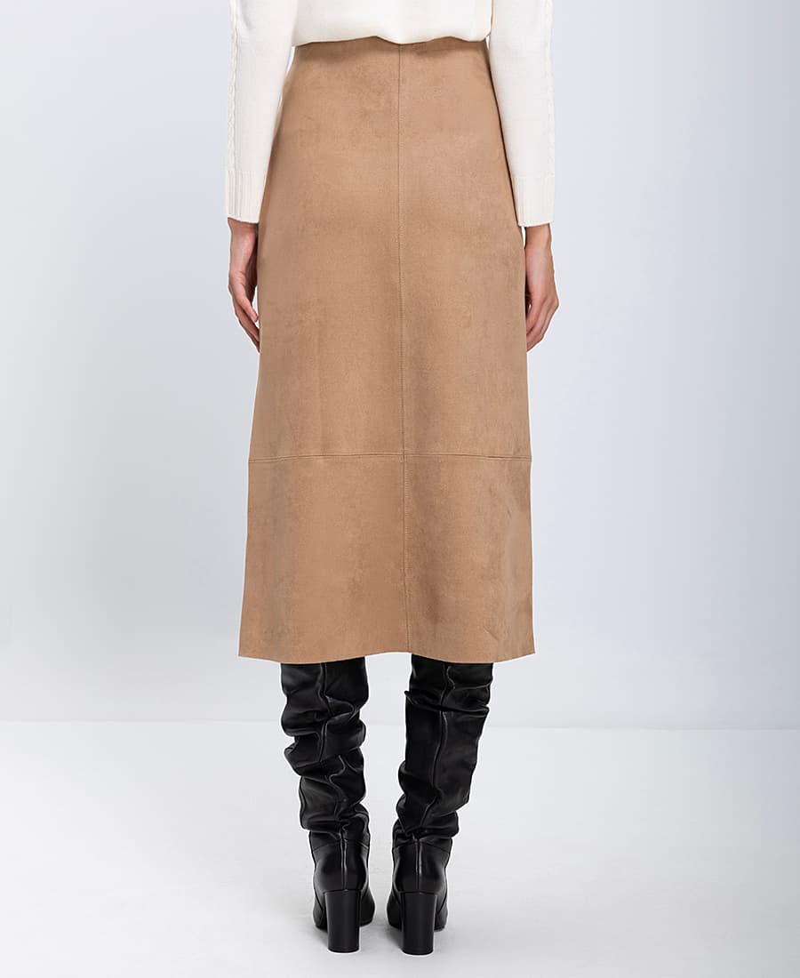 Women's Midi Skirts Bianca Beige