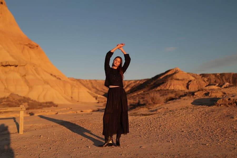 Women's Maxi Skirts Luna Llena Black