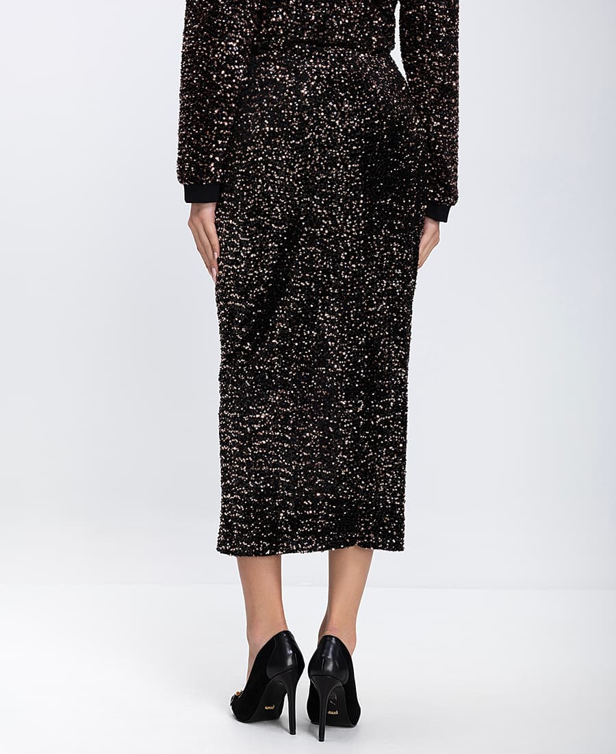 Women's Midi Skirts Elena Miro Silver