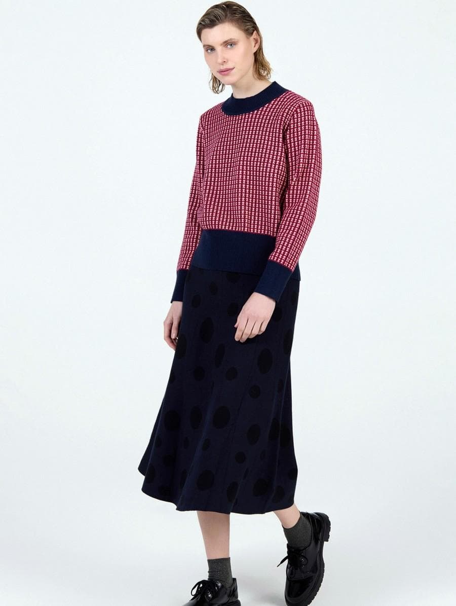 Women's Midi Skirts Skatie Blue