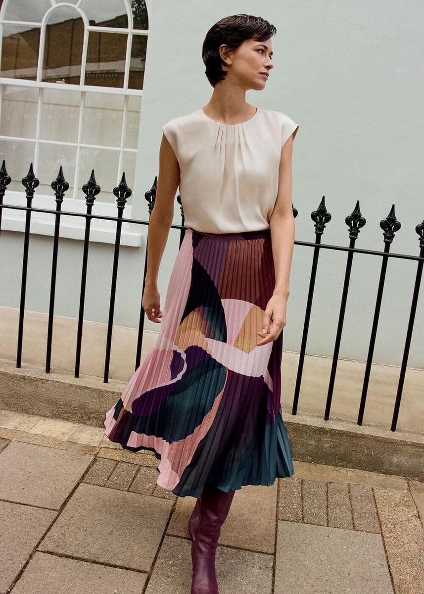 Women's Midi Skirts Phase Eight Purple