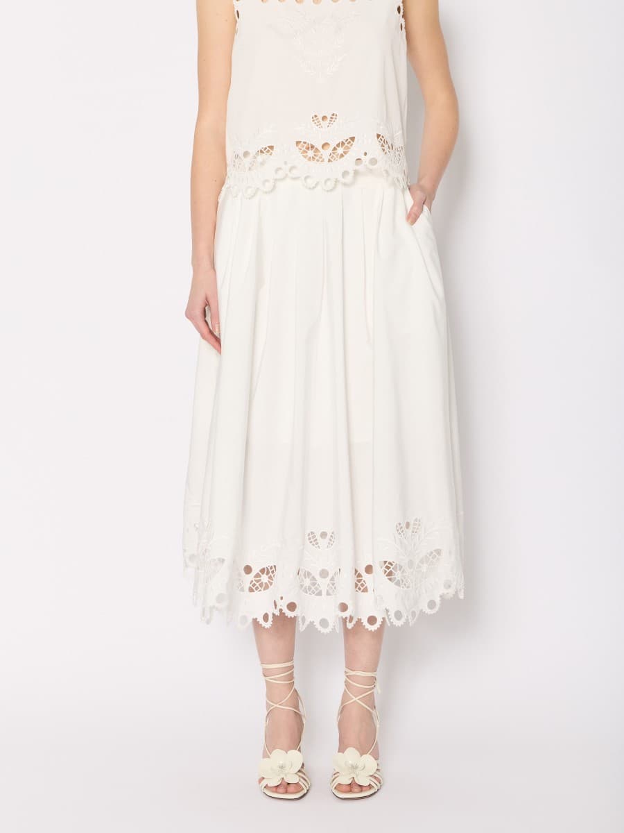 Γυναικείες φούστες Berenice Λευκό