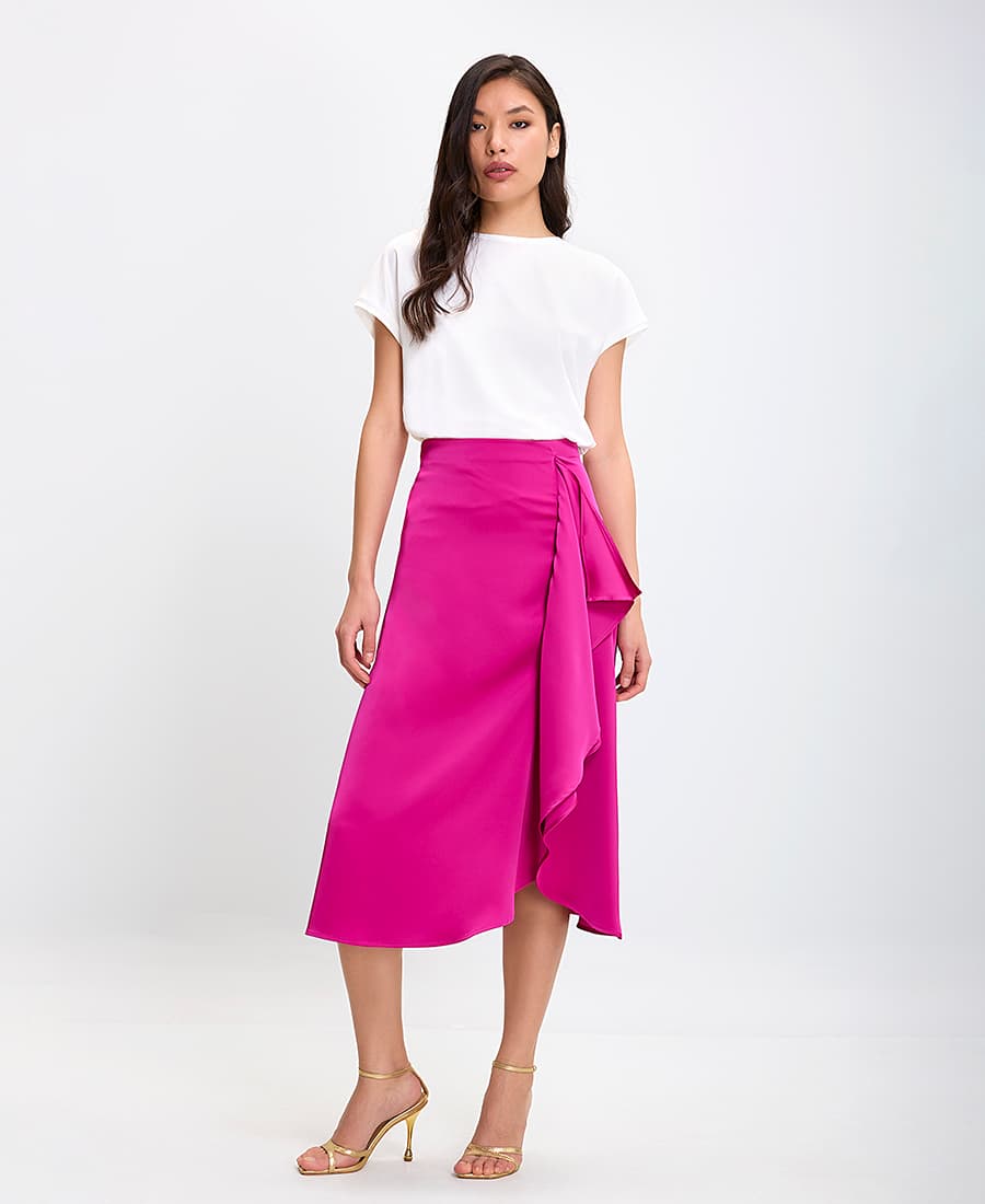 Women's Skirts Penny Black Fuchsia