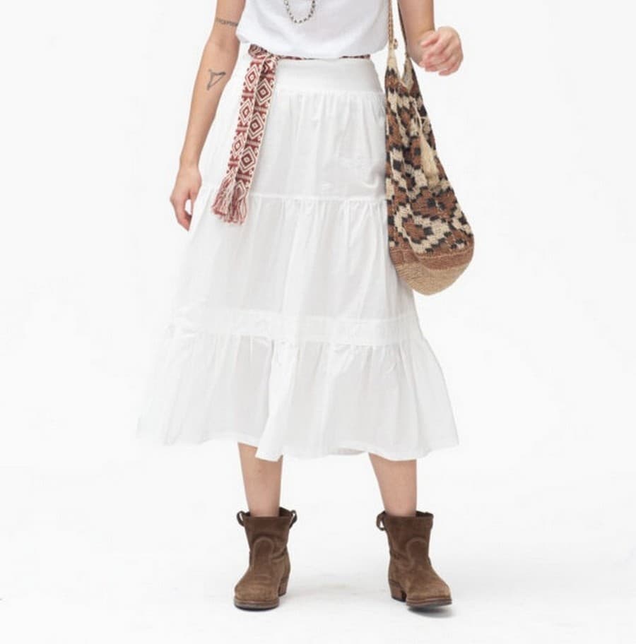 Γυναικείες φούστες Colores Εκρού