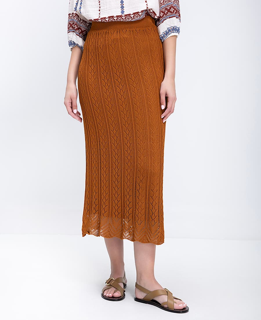Women's Midi Skirts La Fee Maraboutee Brown