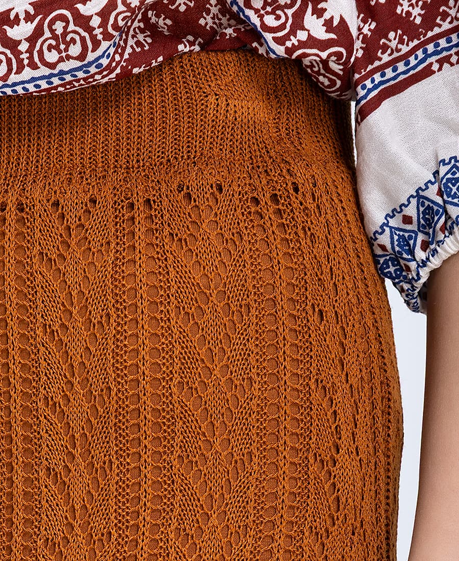 Women's Midi Skirts La Fee Maraboutee Brown