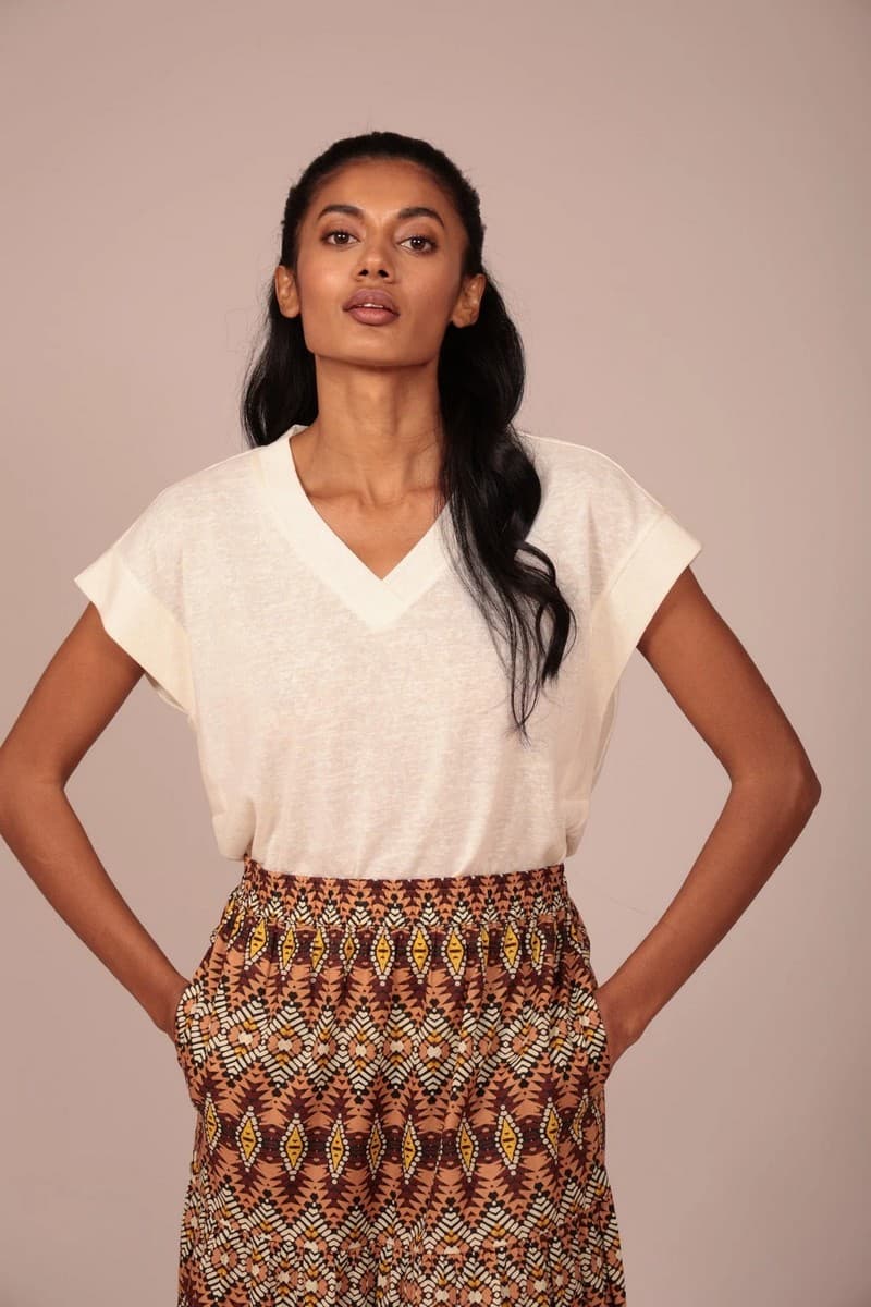 Women's Maxi Skirts Luna Llena Brown