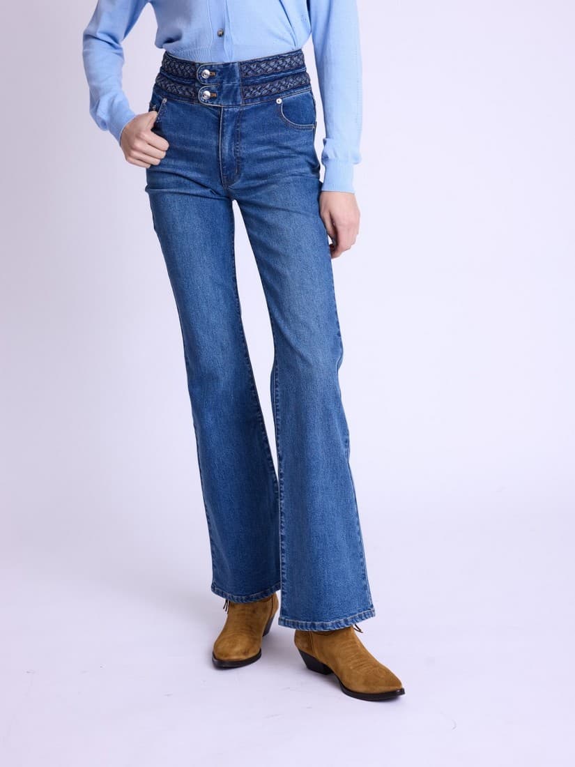 Γυναικεία παντελόνια Berenice Μπλε