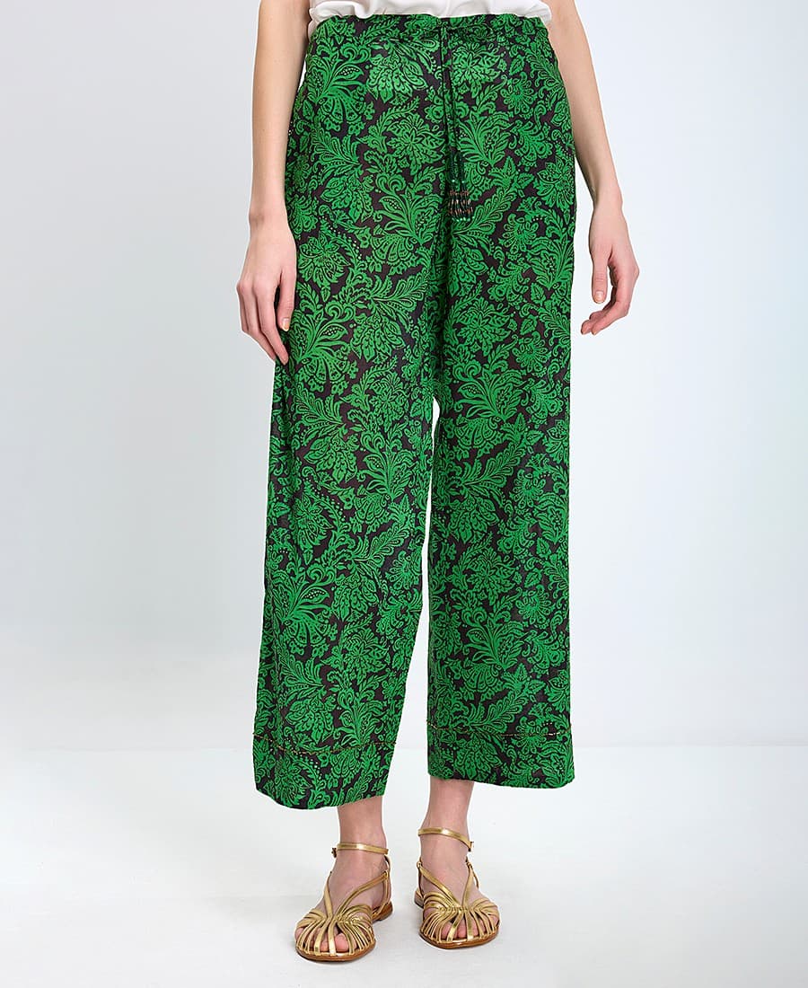 Γυναικεία παντελόνια Maliparmi Πράσινο