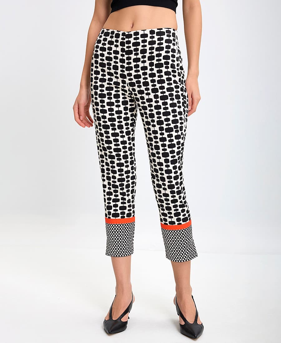 Γυναικεία παντελόνια Laura Donini Μαύρο