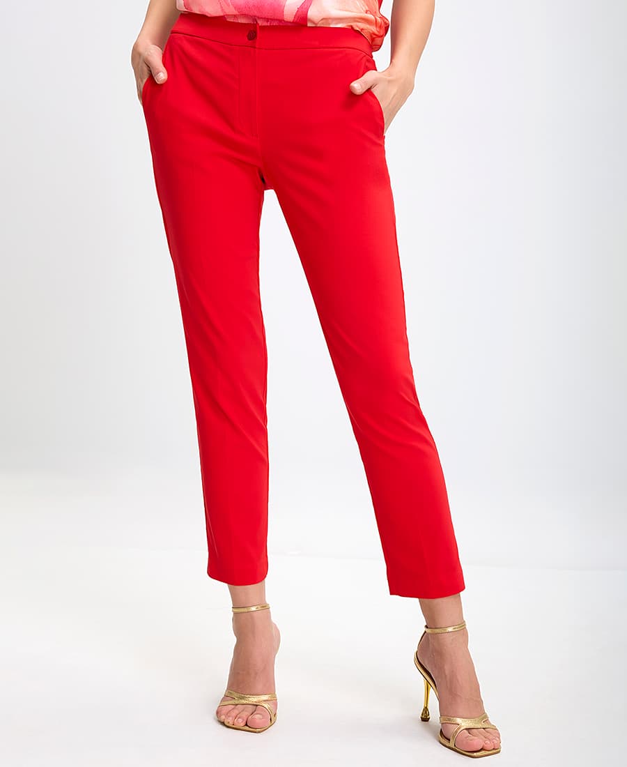 Women's Pants Laura Donini Red