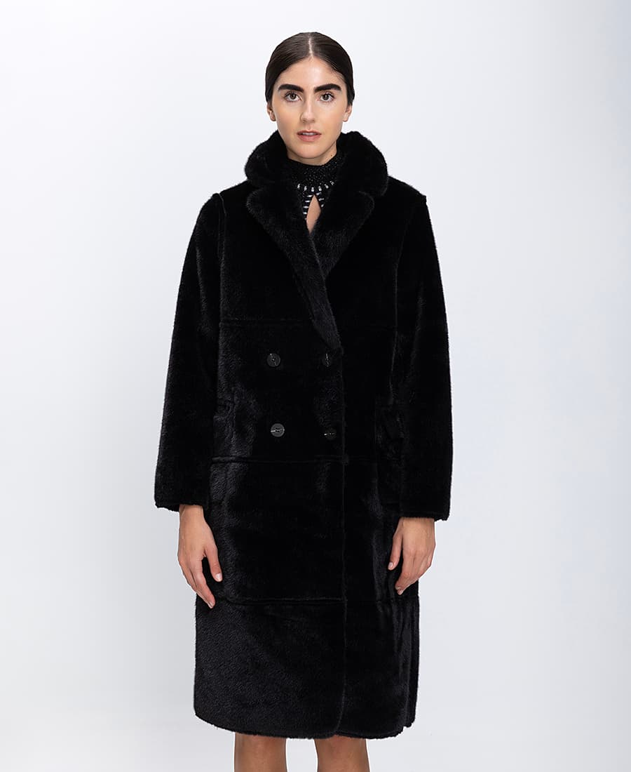 Women's Fur Coats Ariela Montero Black
