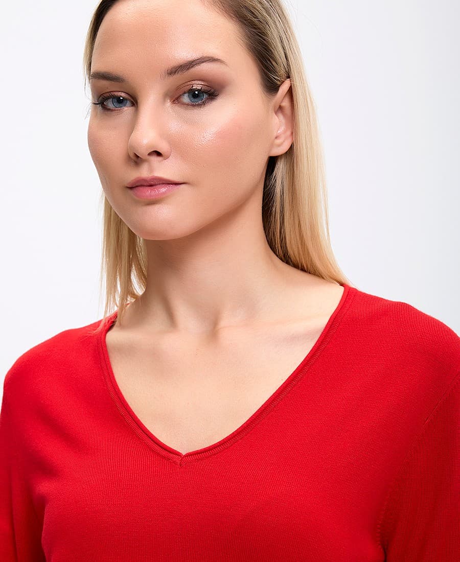 Women's Knitwear Clarina Red