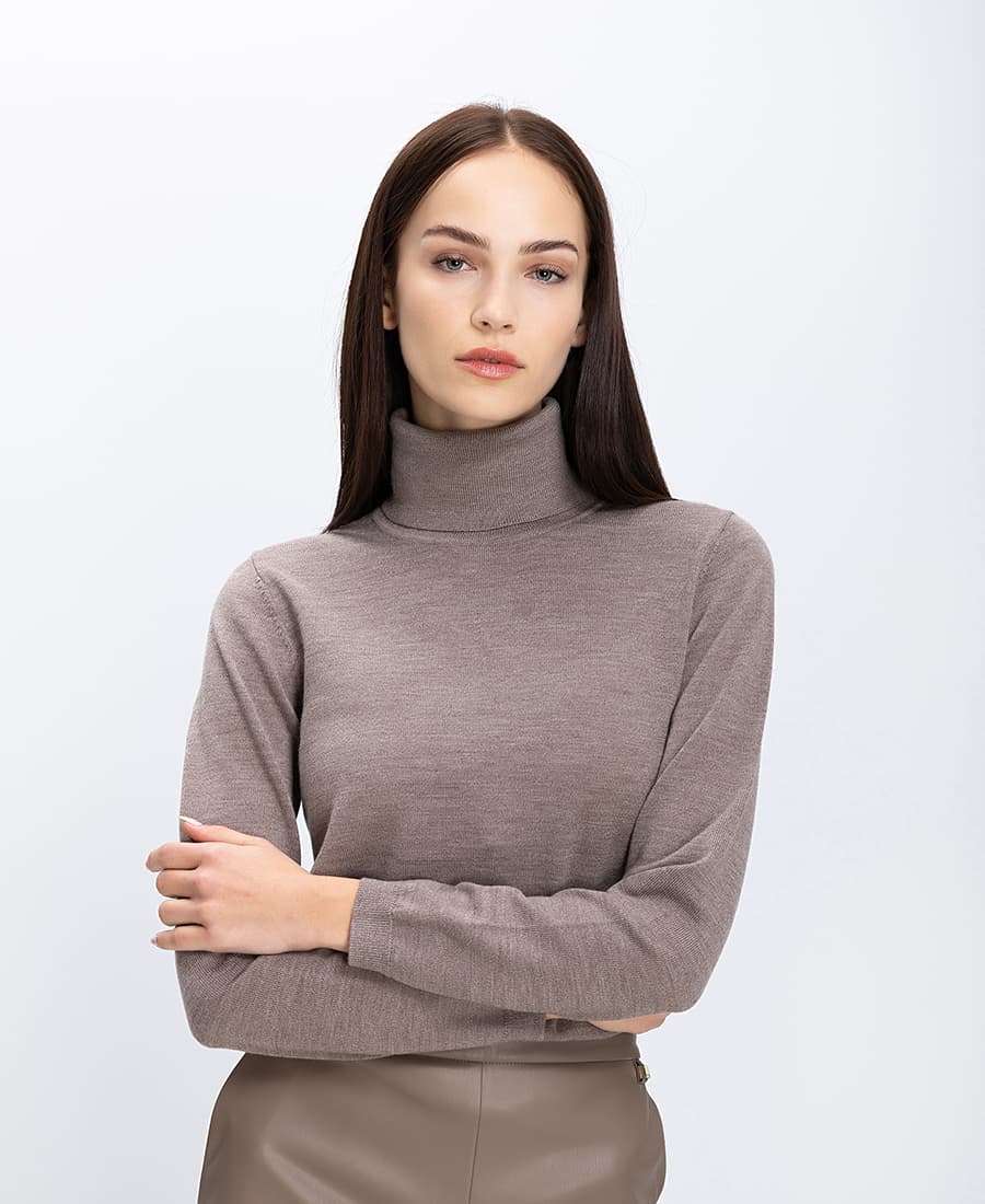 Women's Knitwear Clarina Brown