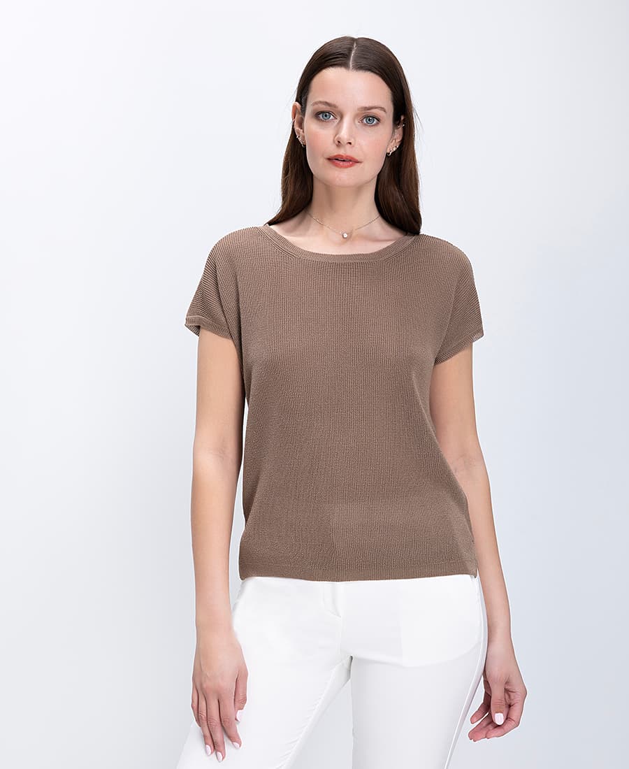 Γυναικεία πλεκτά Gerald Darel Καφέ