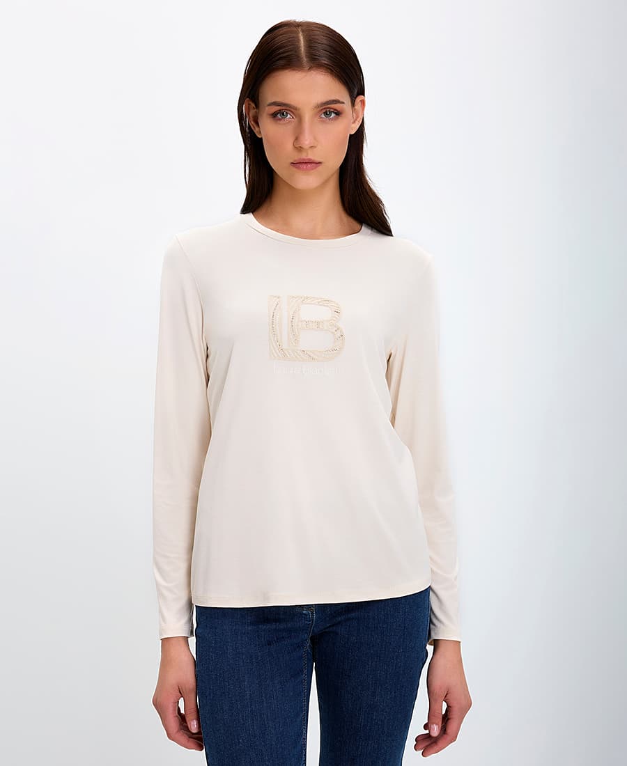 Γυναικεία τοπ Laura Biagiotti Μπεζ