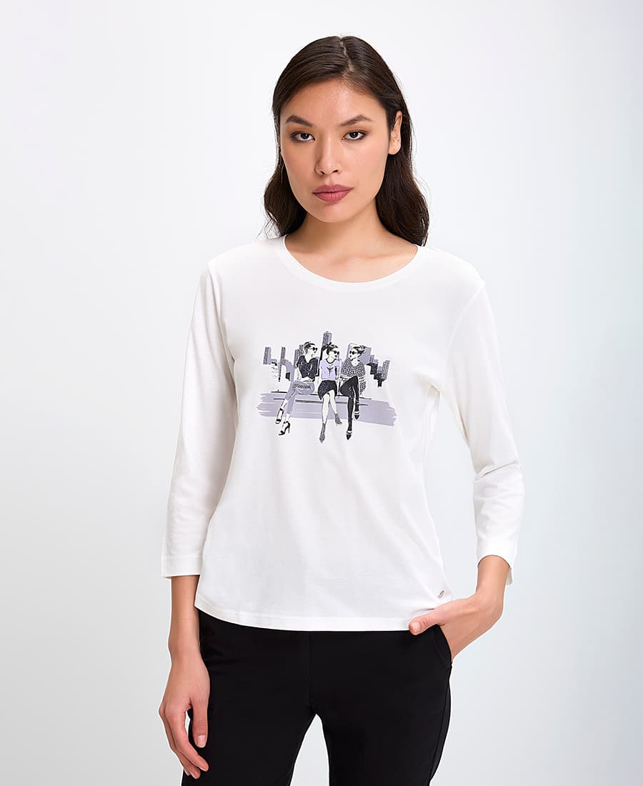 Γυναικεία τοπ Monari Εκρού