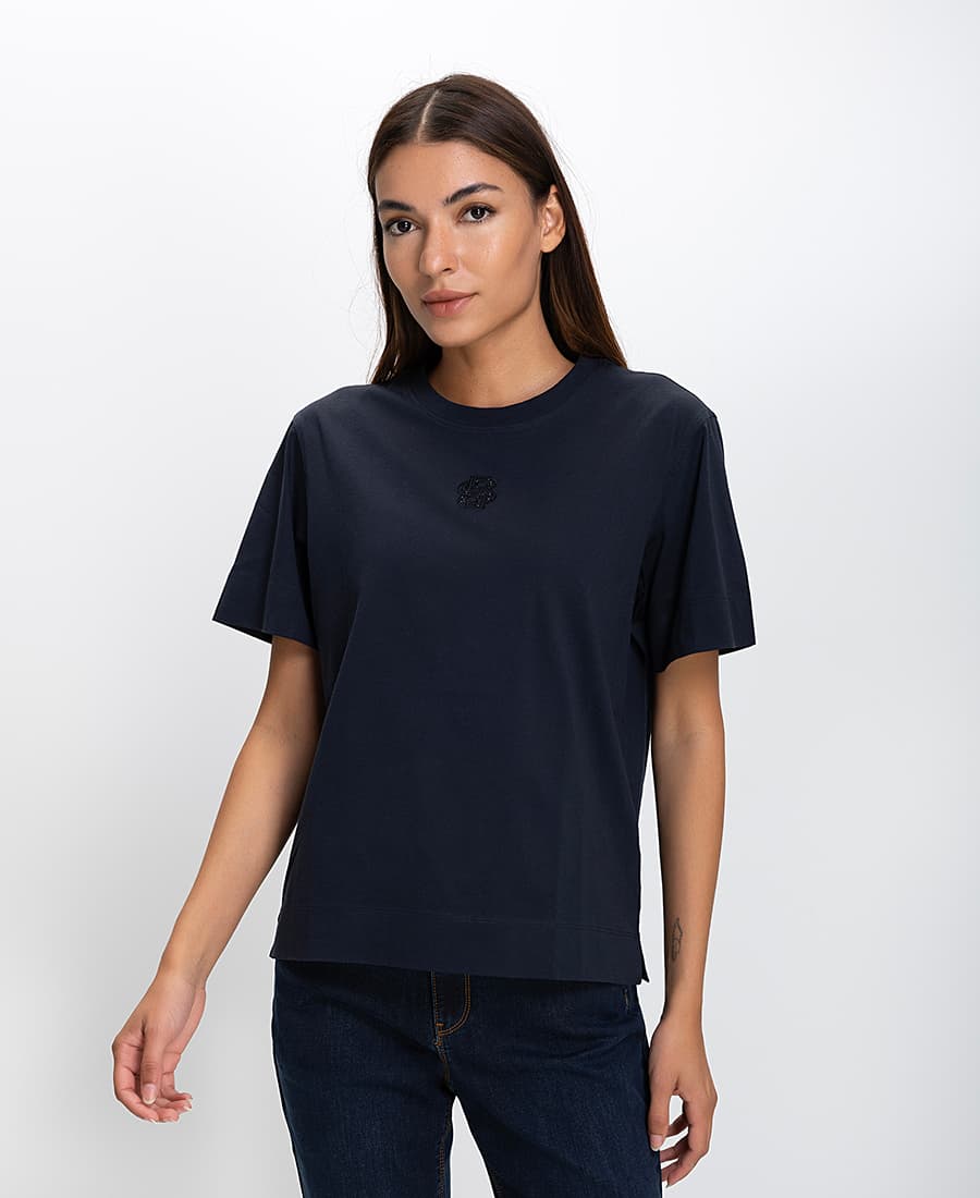 Γυναικεία μπλουζάκια Boss Μπλε