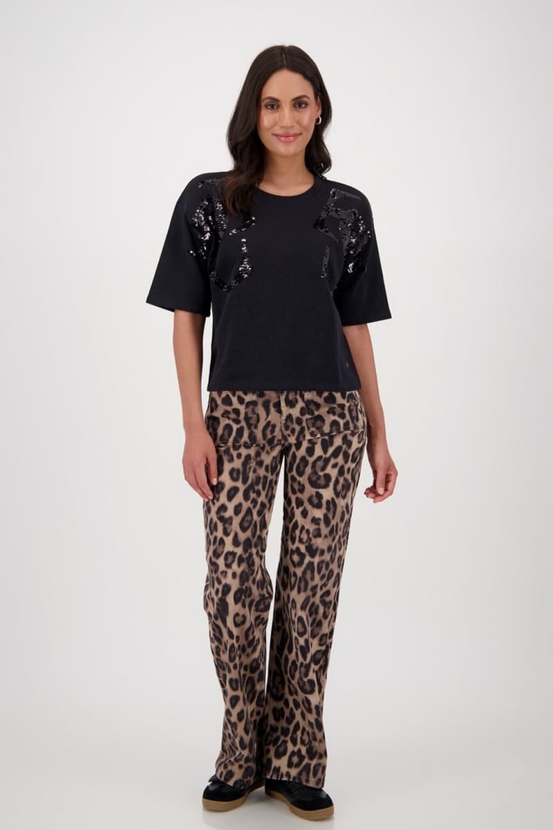 Women's T-Shirts Monari Black