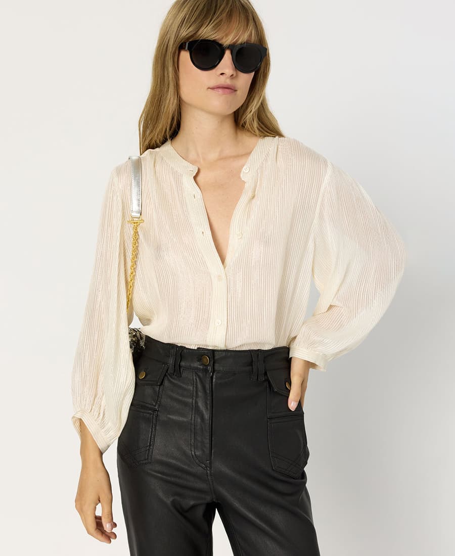 Γυναικεία τοπ Gerald Darel Εκρού