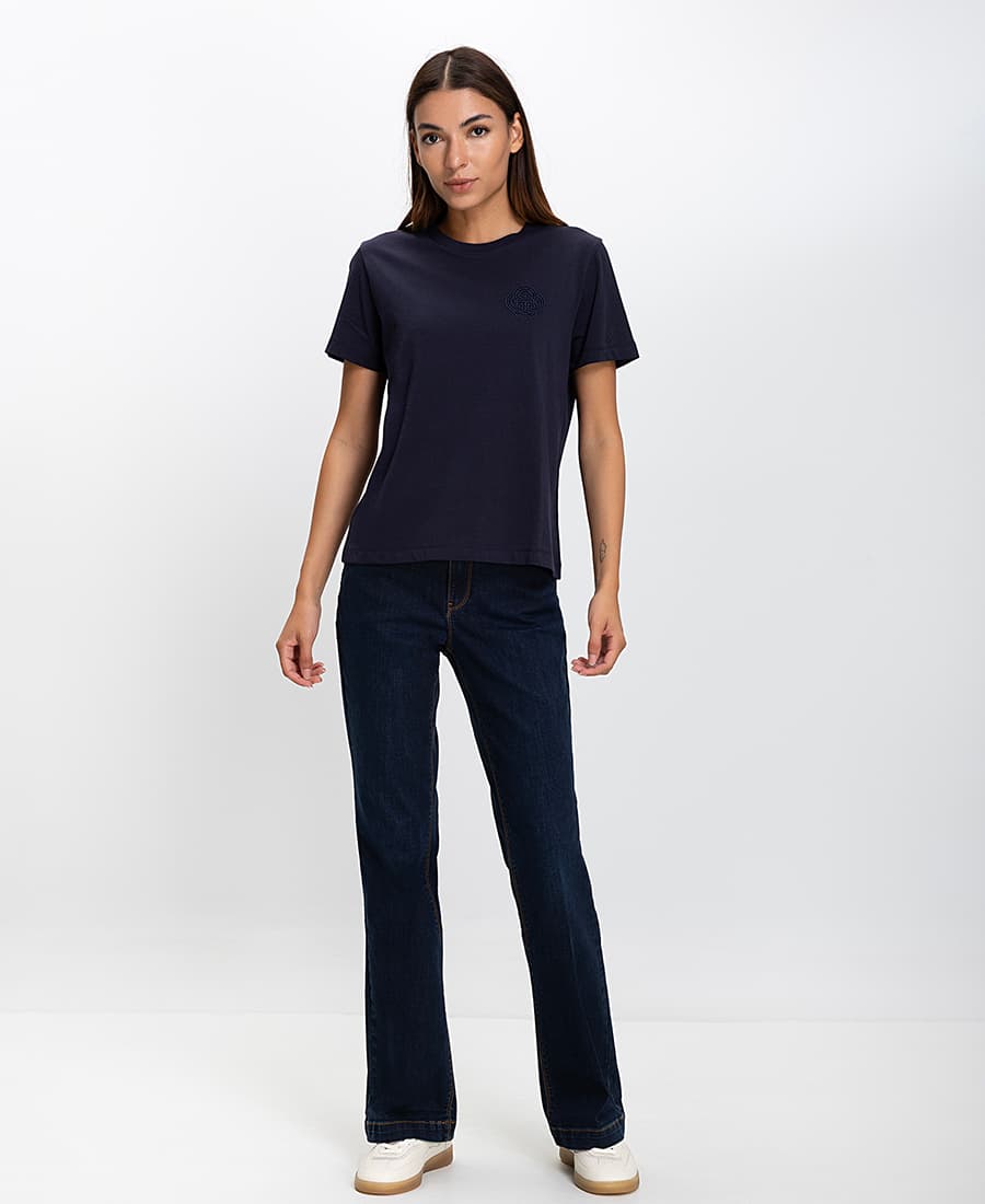 Women's T-Shirts Gant Blue