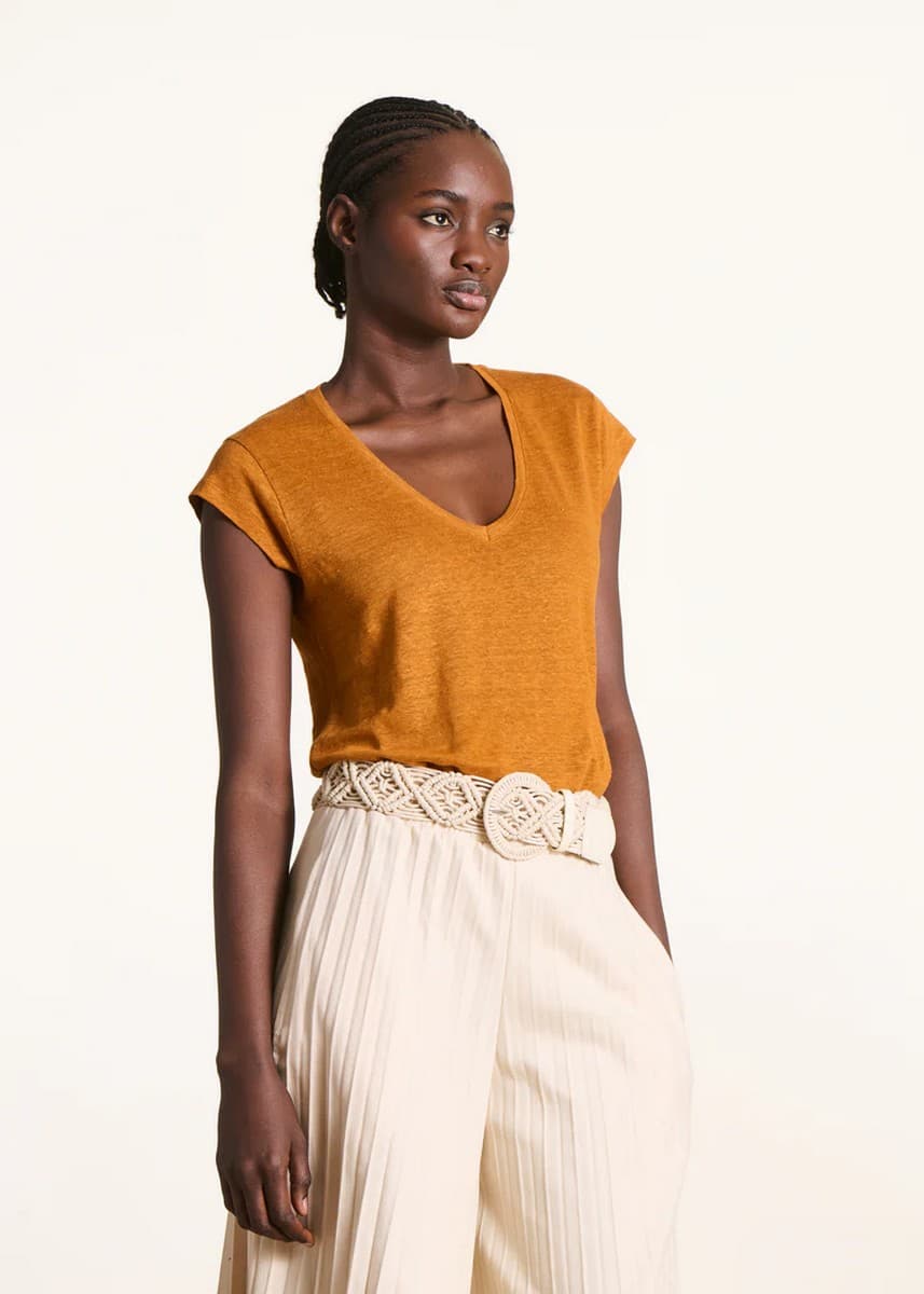 Γυναικεία μπλουζάκια La Fee Maraboutee Καφέ