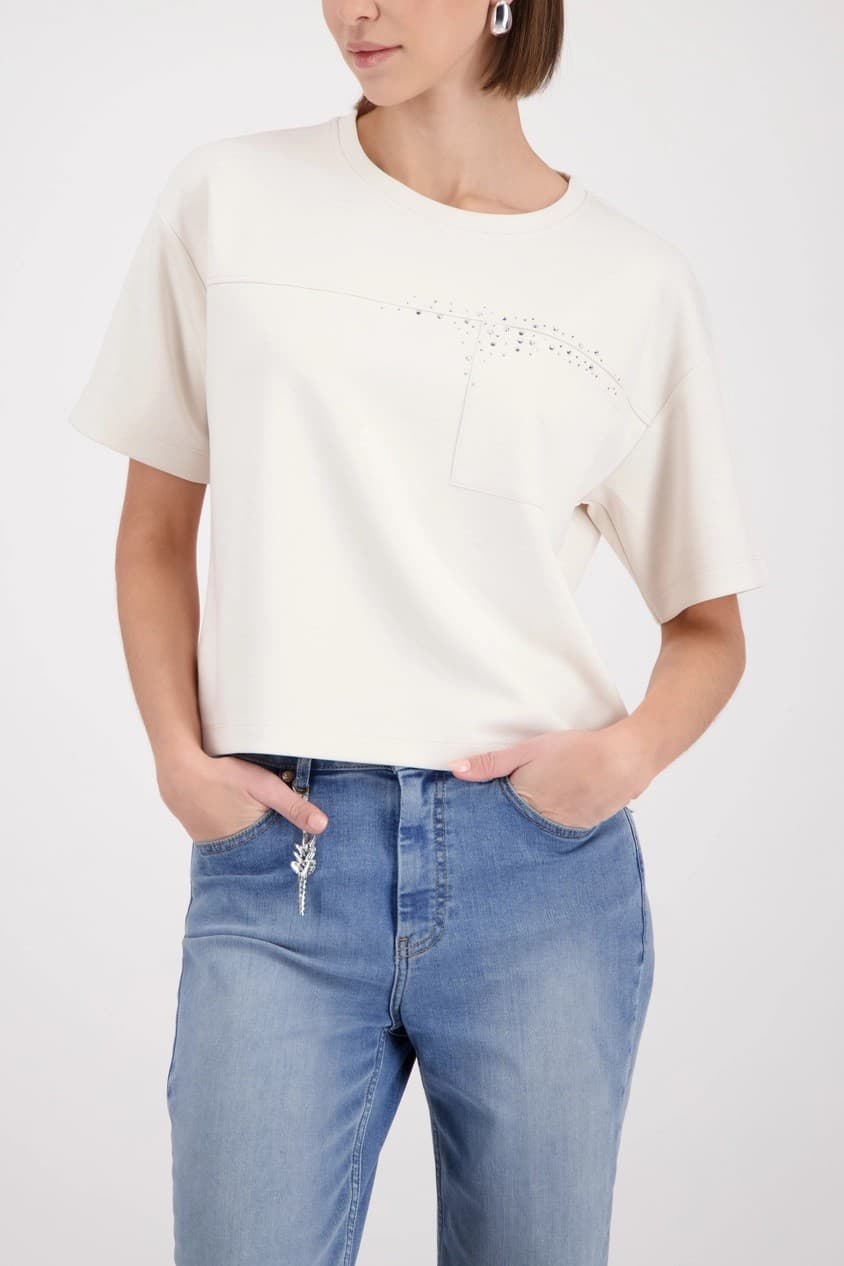 Women's T-Shirts Monari Ecru