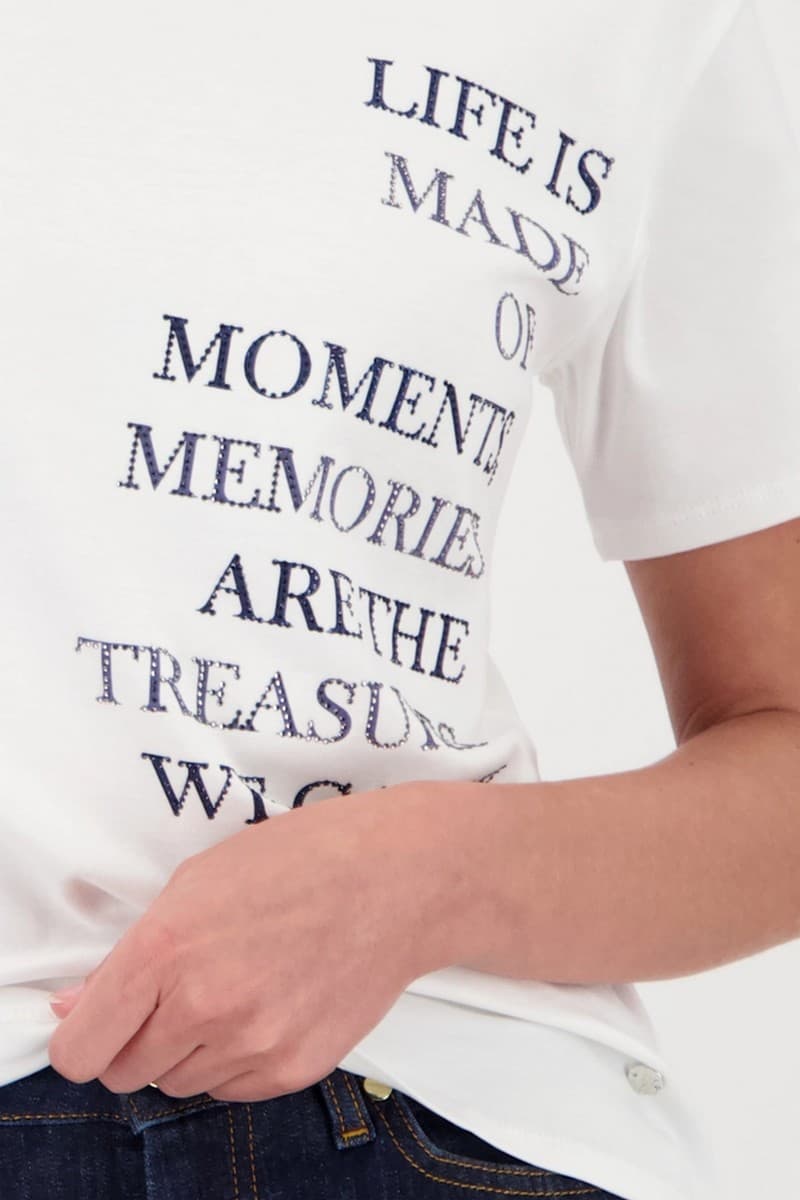 Women's T-Shirts Monari Ecru