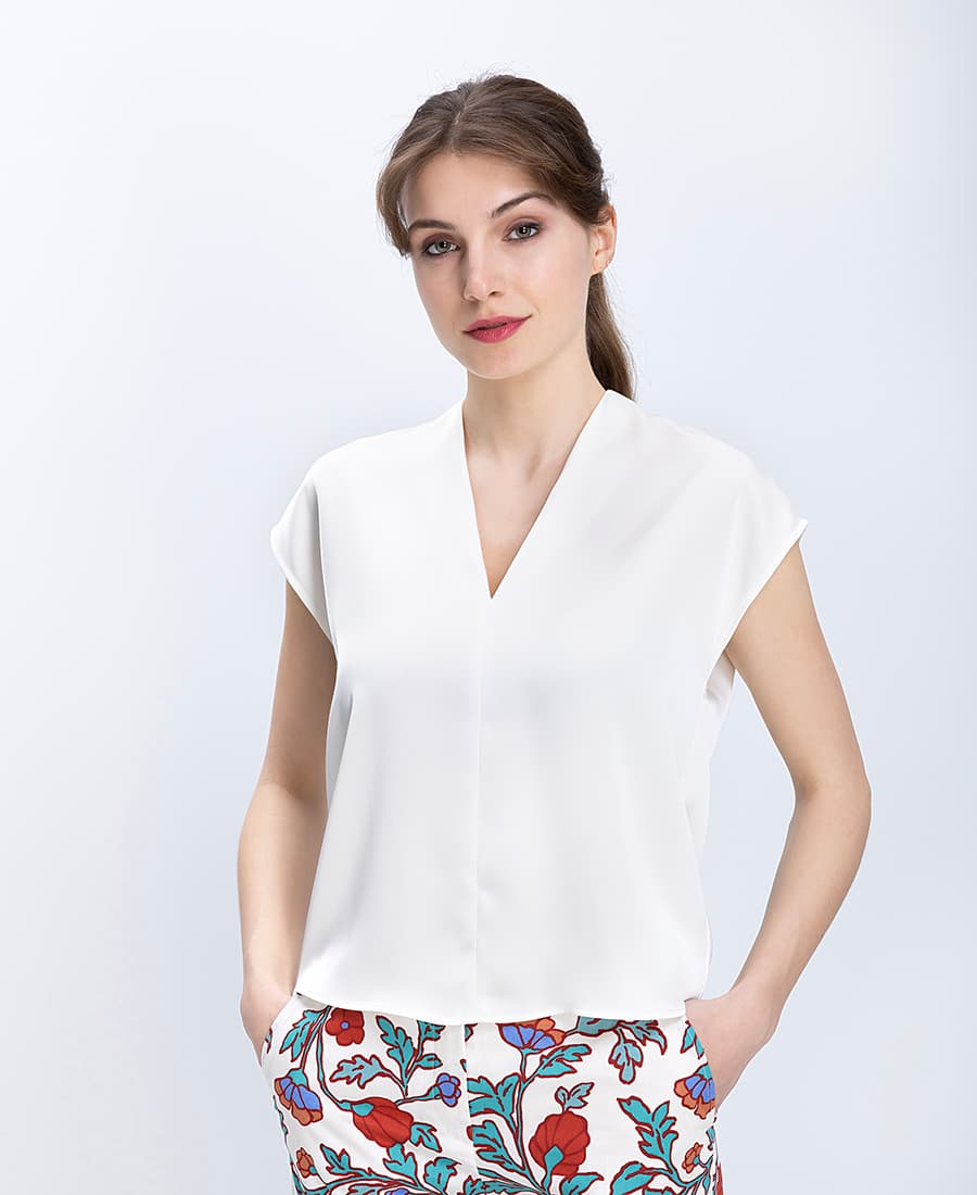 Γυναικεία τοπ Penny Black Εκρού