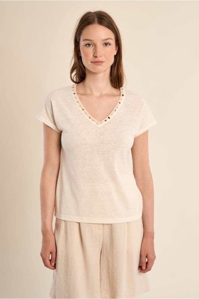 Women's Tops Molly Bracken Ecru