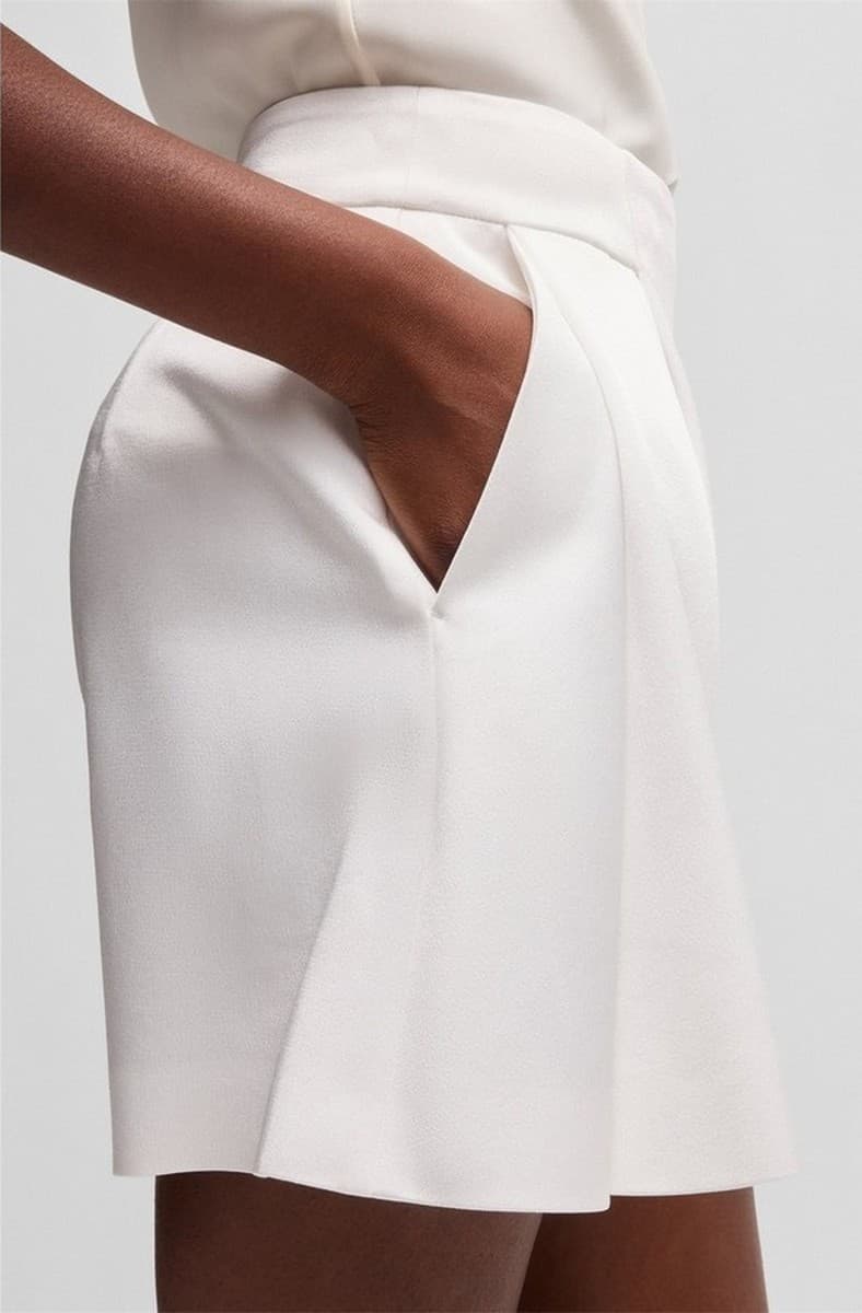 Women's Shorts Boss White