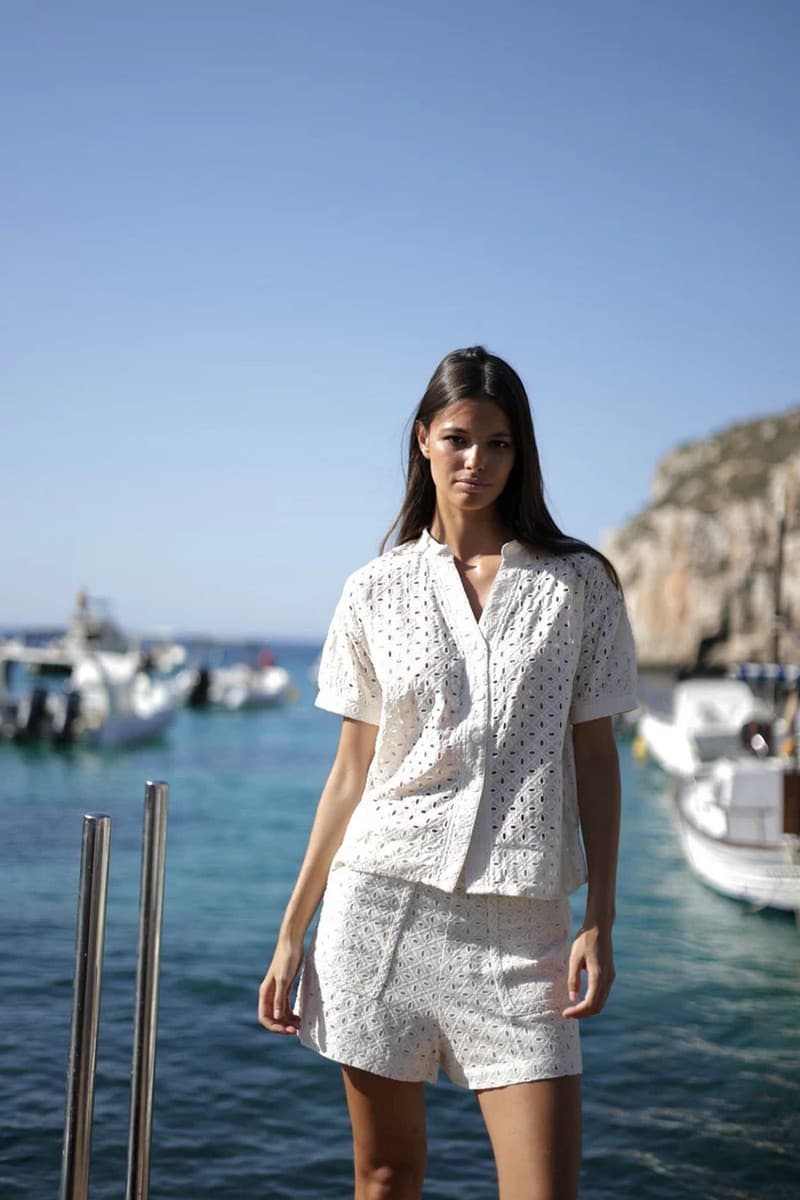 Women's Shorts Luna Llena Ecru