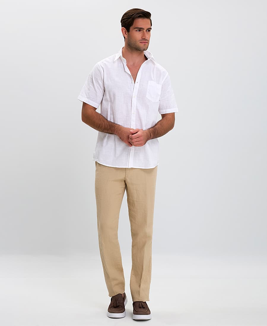 Men's Pants Vardas Beige
