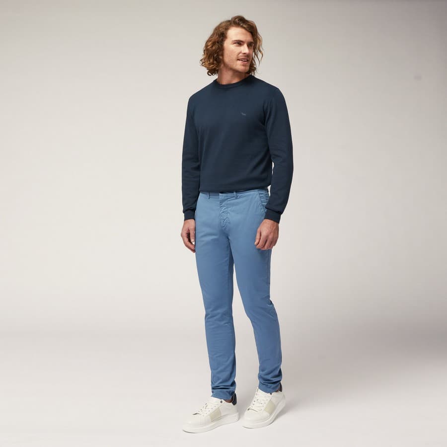 Men's Chino Pants Harmont & Blaine Blue