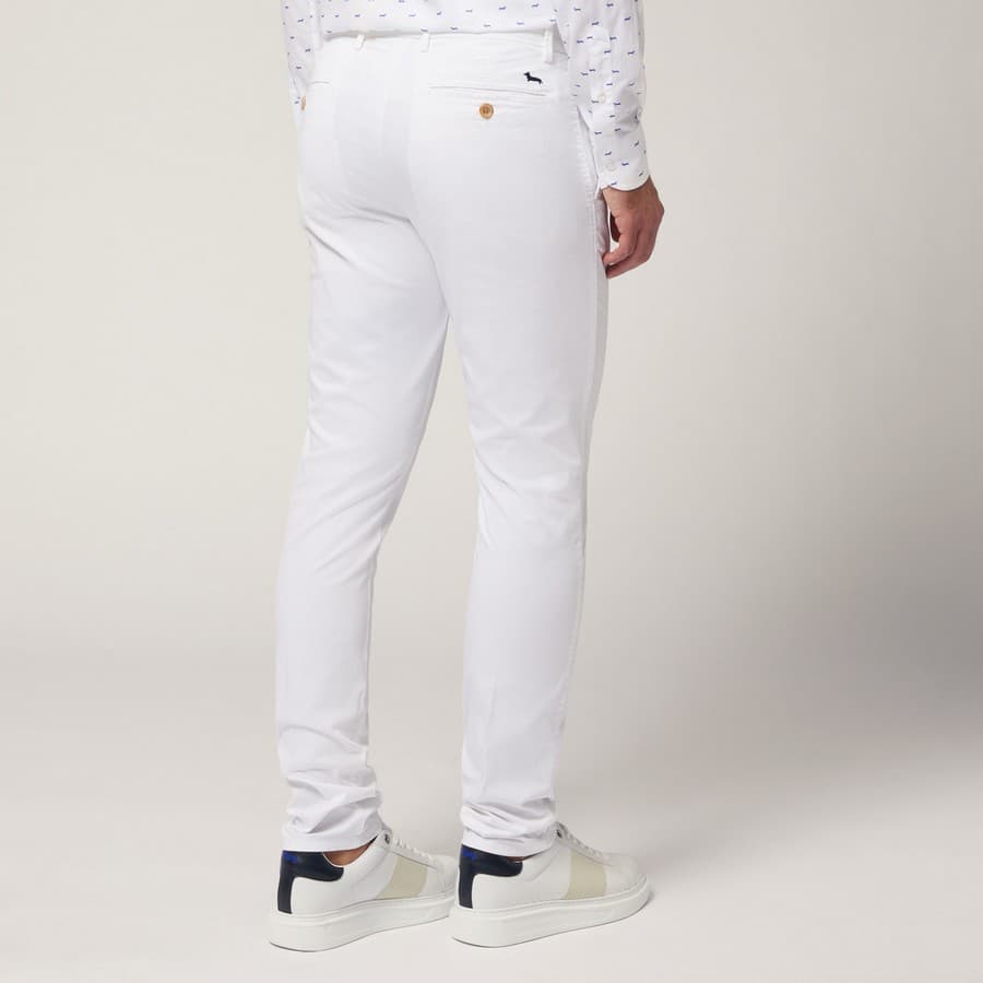 Men's Chino Pants Harmont & Blaine White