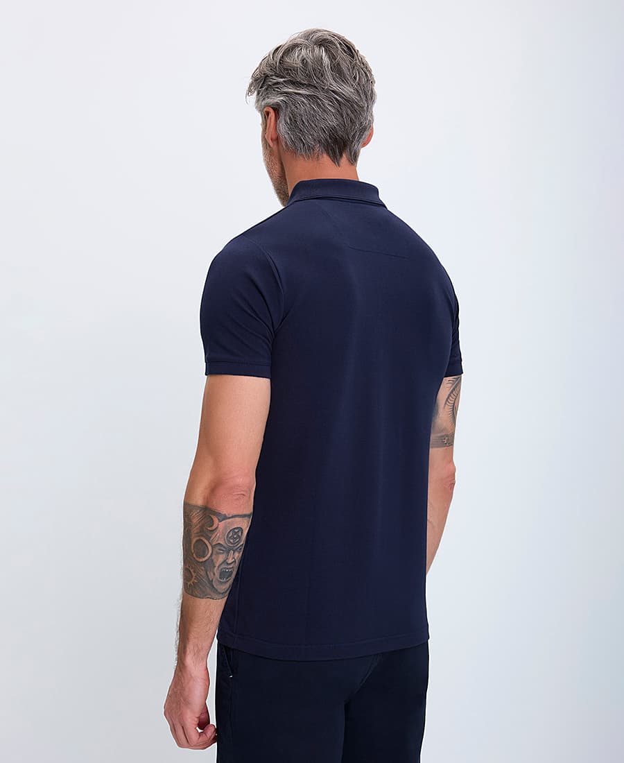 Men's Polo Shirts Commander Blue