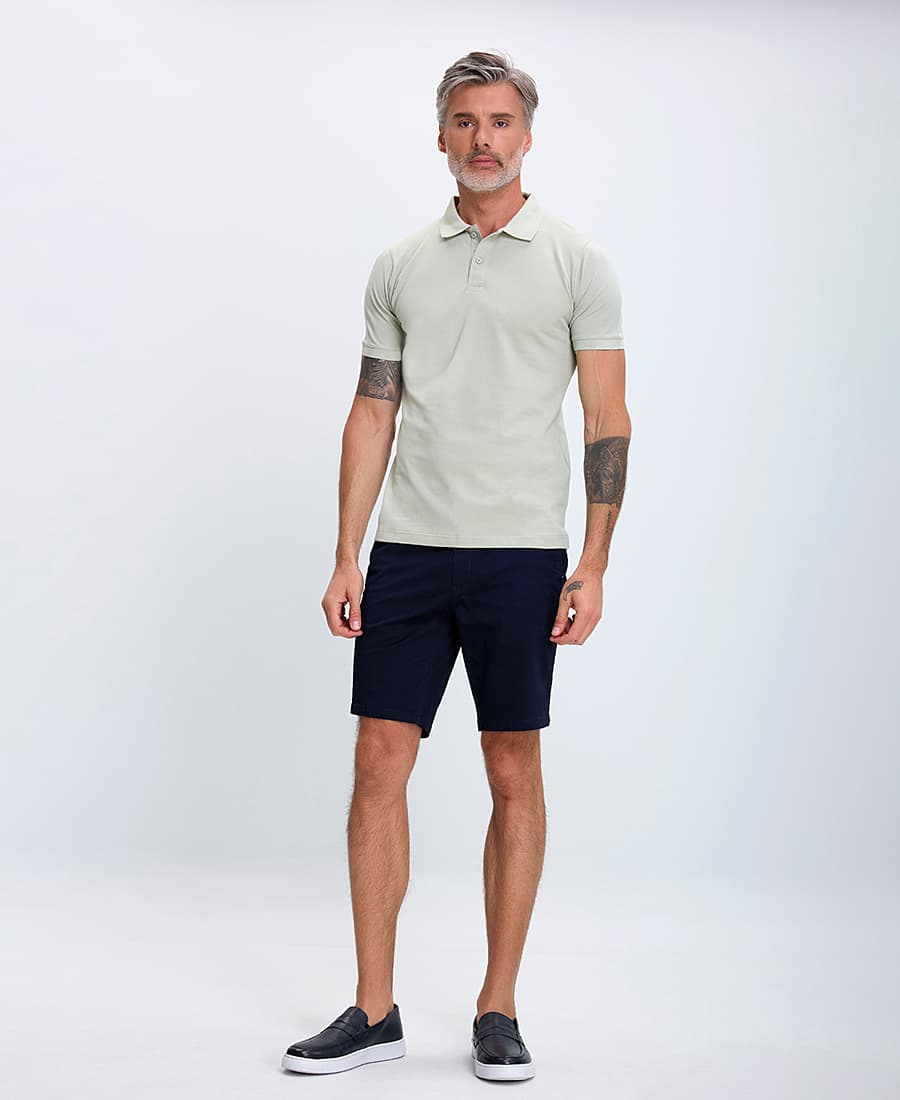 Men's Polo Shirts Commander Green