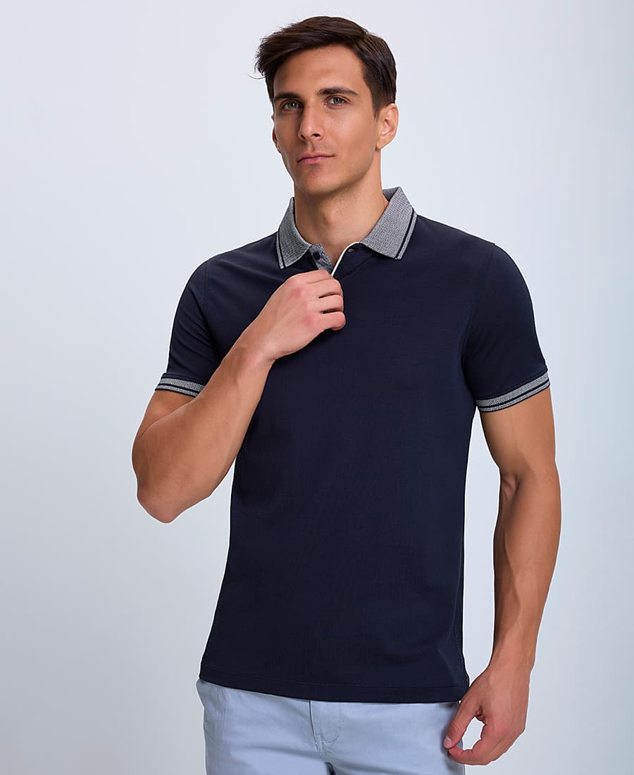 Ανδρικές μπλούζες Polo Commander Πράσινο