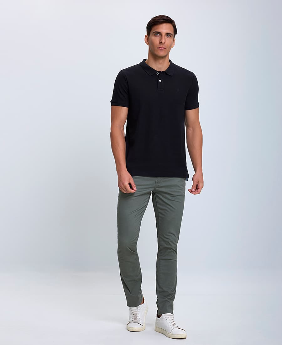 Men's Polo Shirts Basefield Black