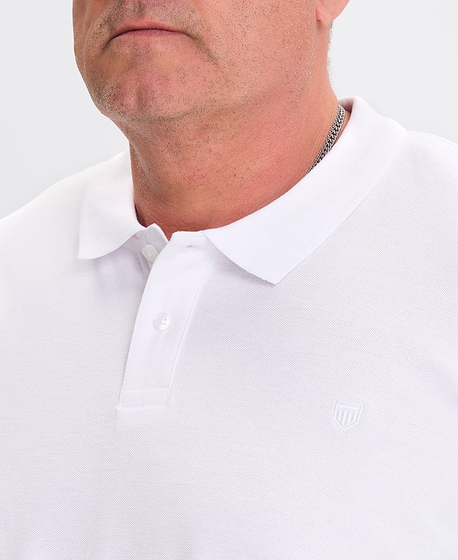 Men's Polo Shirts Basefield White