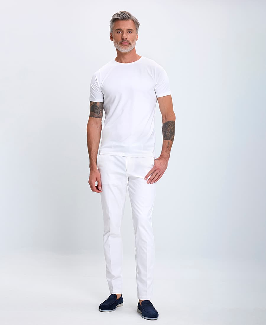 Men's T-Shirts Commander White