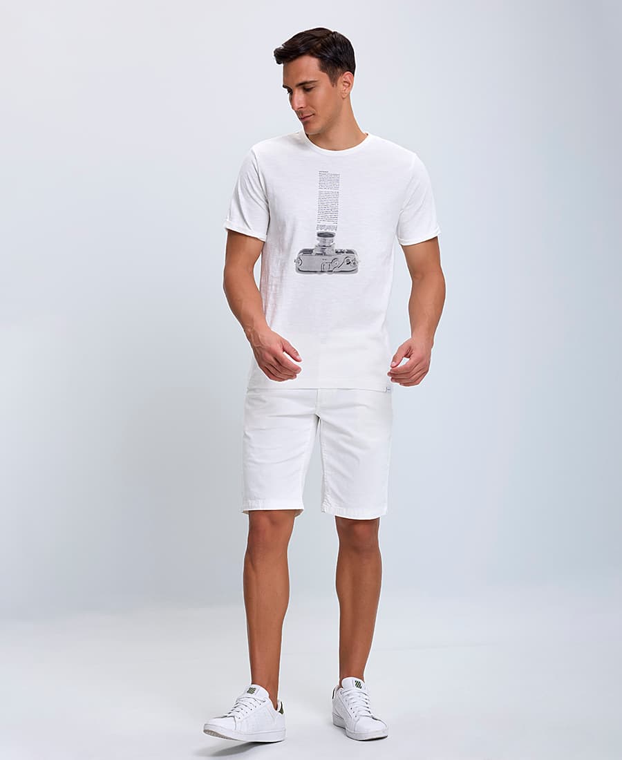 Men's T-Shirts Basefield White