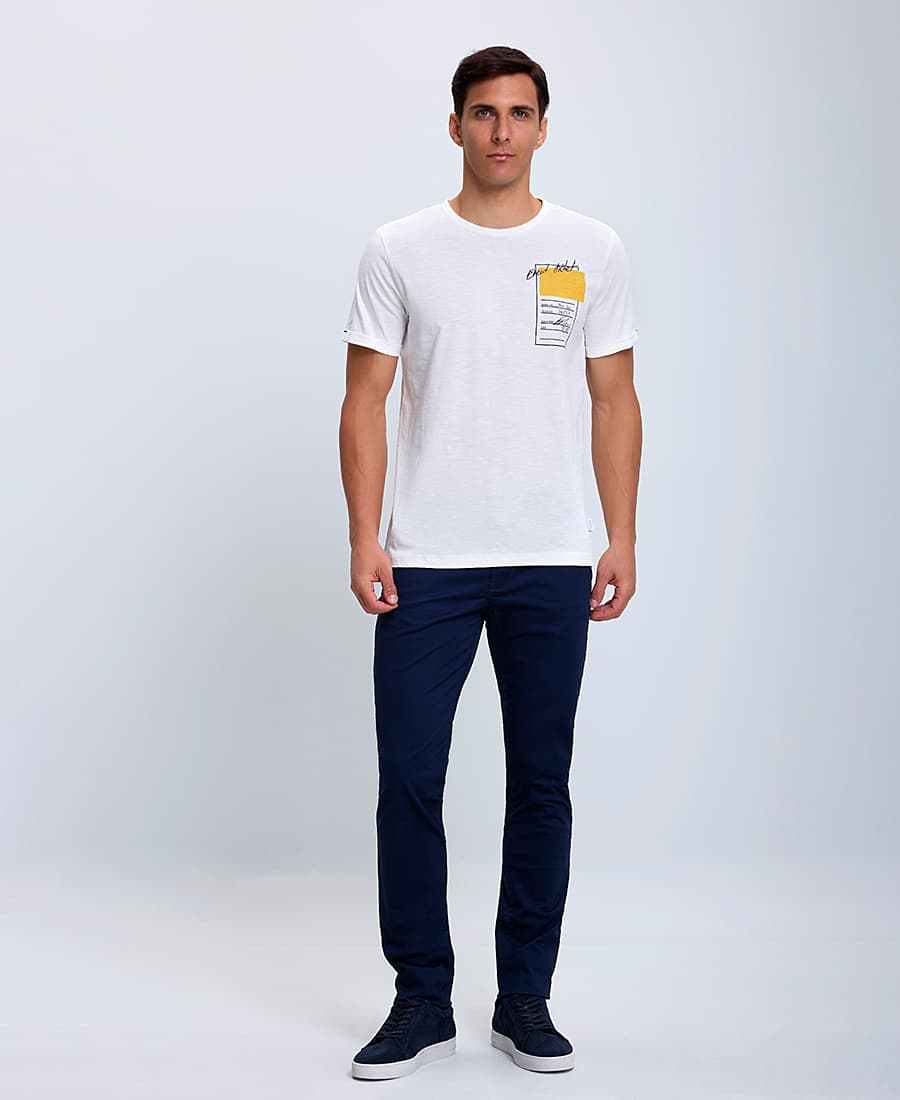 Men's T-Shirts Basefield White